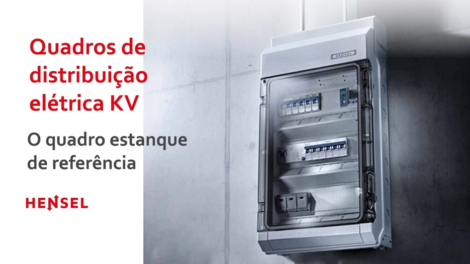 QUADROS DE DISTRIBUIÇÃO ELÉTRICA TIPO KV da HENSEL